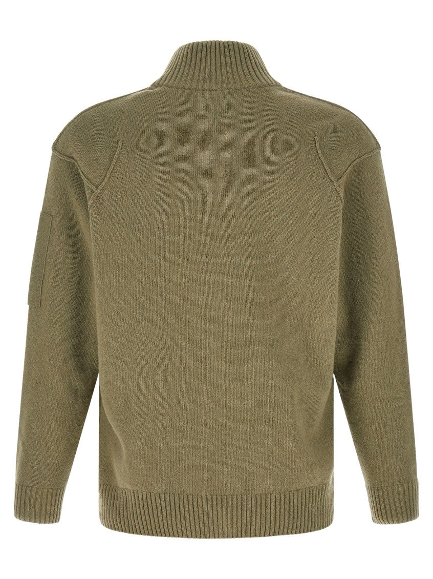 Green Knitted Turtle Neck Sweater 2