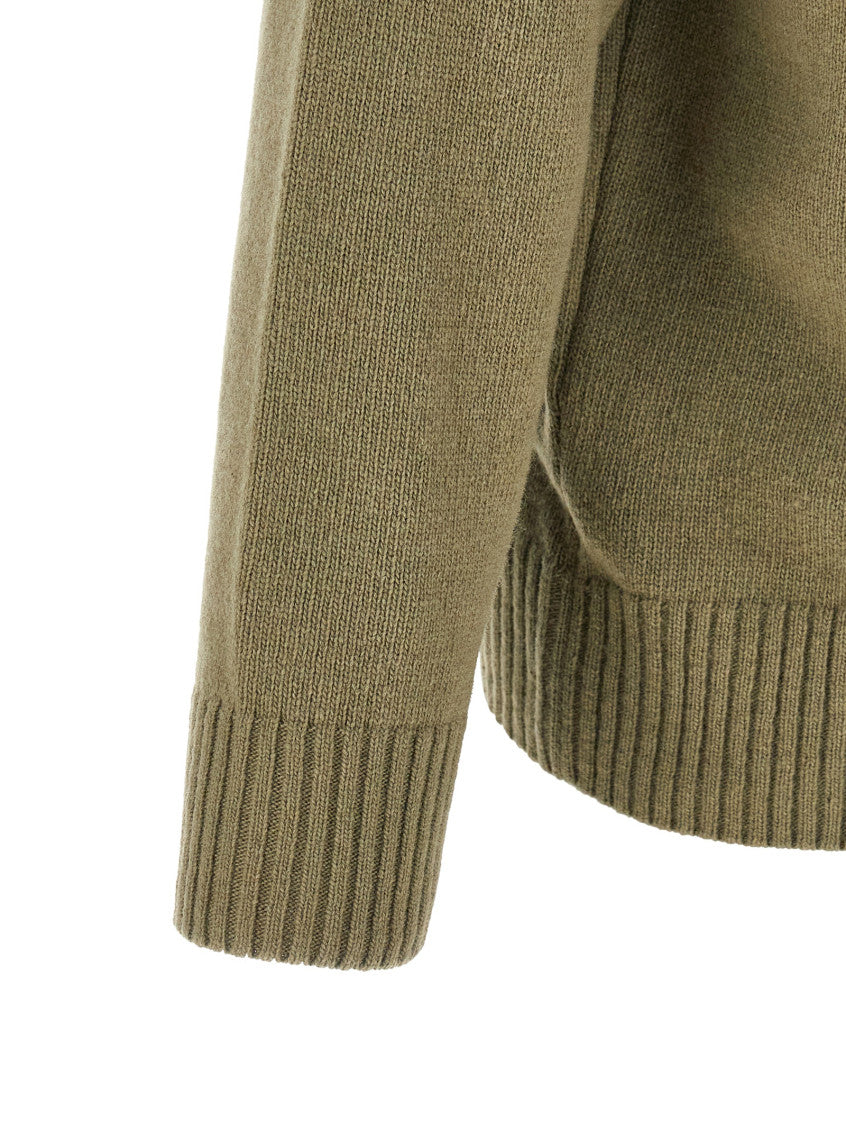 Green Knitted Turtle Neck Sweater 4