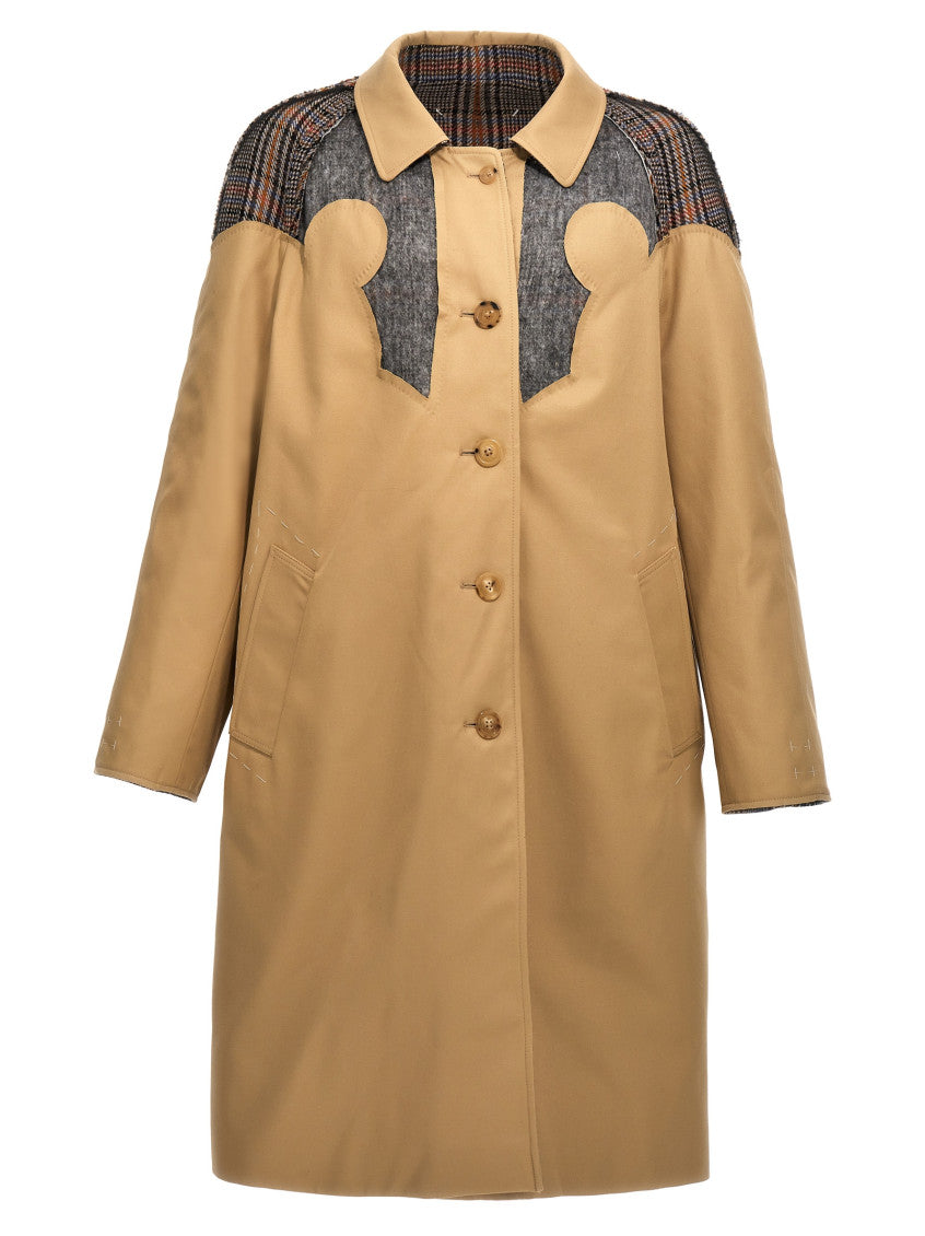 Multicolor Reversible Trench Coat 1