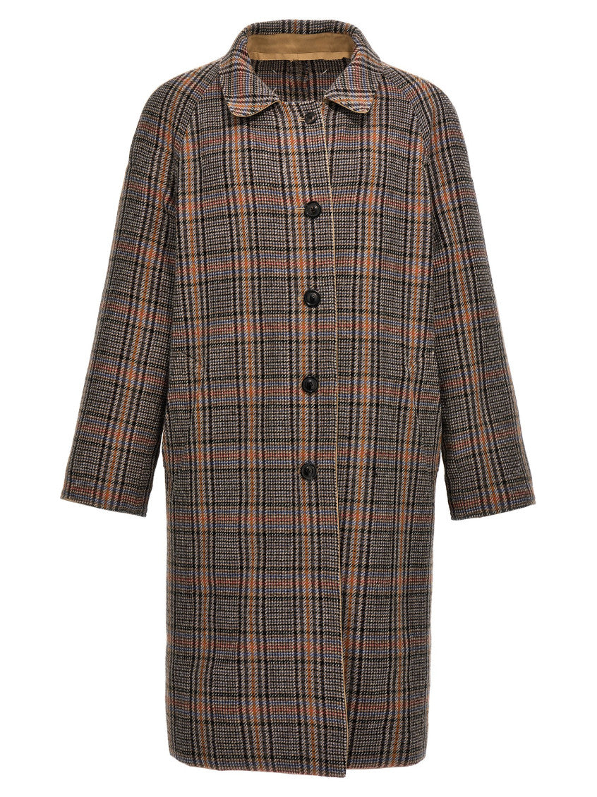 Multicolor Reversible Trench Coat 2