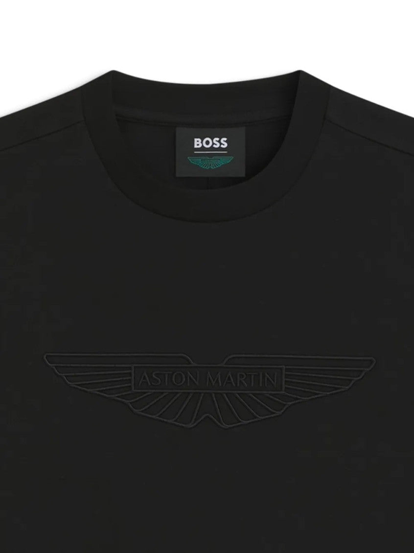 Black Logo Crew Neck T-Shirt 2