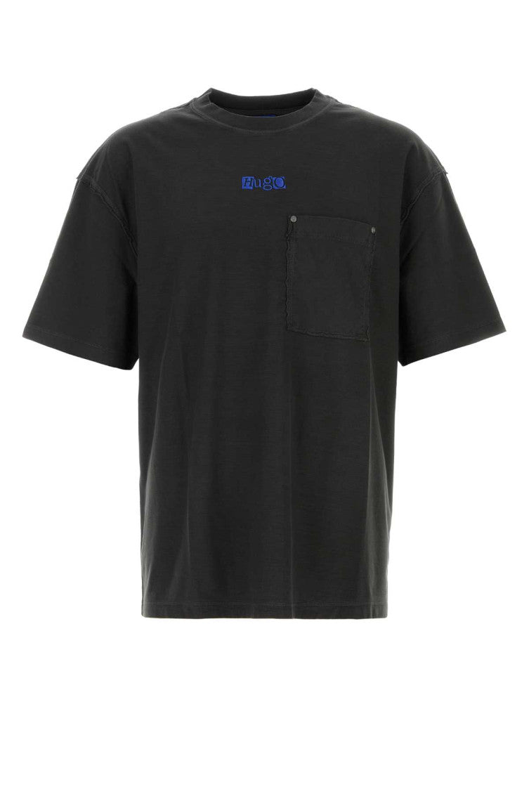 Black Logo Crew Neck T-Shirt 1