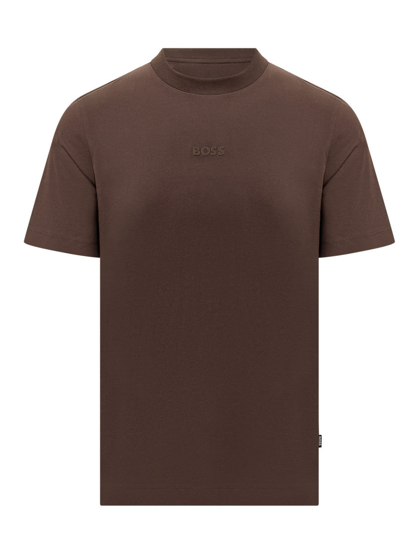 Dark Brown Logo T-Shirt 1