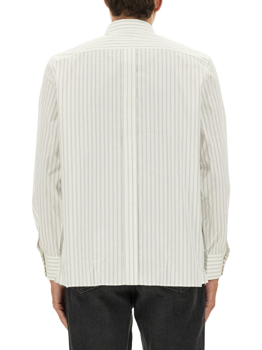 White Regular Stripes Shirt 3