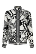 BlackWhite Regular Printed Shirt 1