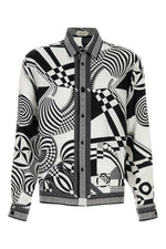 BlackWhite Regular Printed Shirt 1