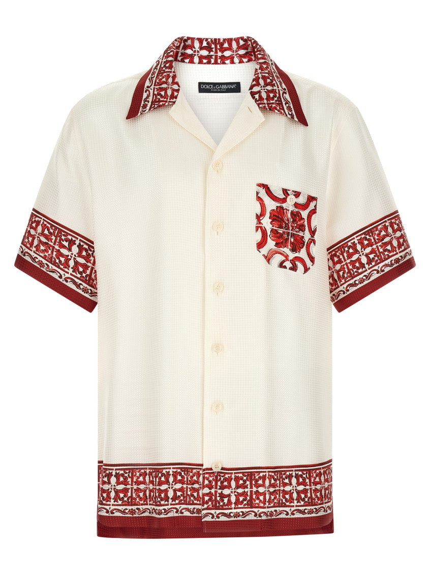Off White Regular Printed Shirt 1