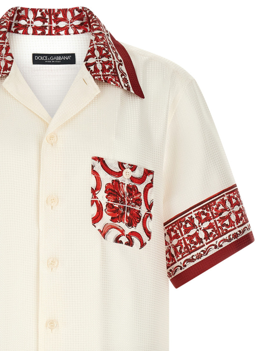 Off White Regular Printed Shirt 3