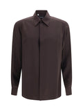 Dark Brown Oversized Shirt 1