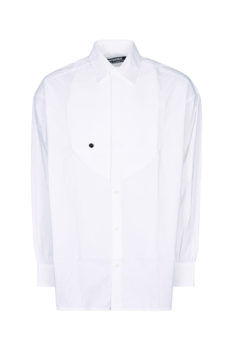White Regular Solid Shirt 1