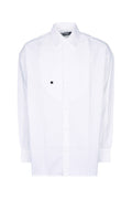 White Regular Solid Shirt 1