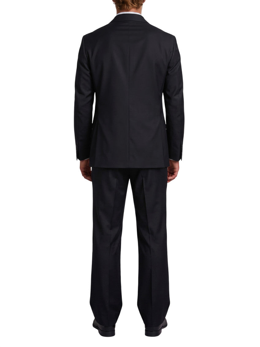 Black Peaked Lapel Suit 3