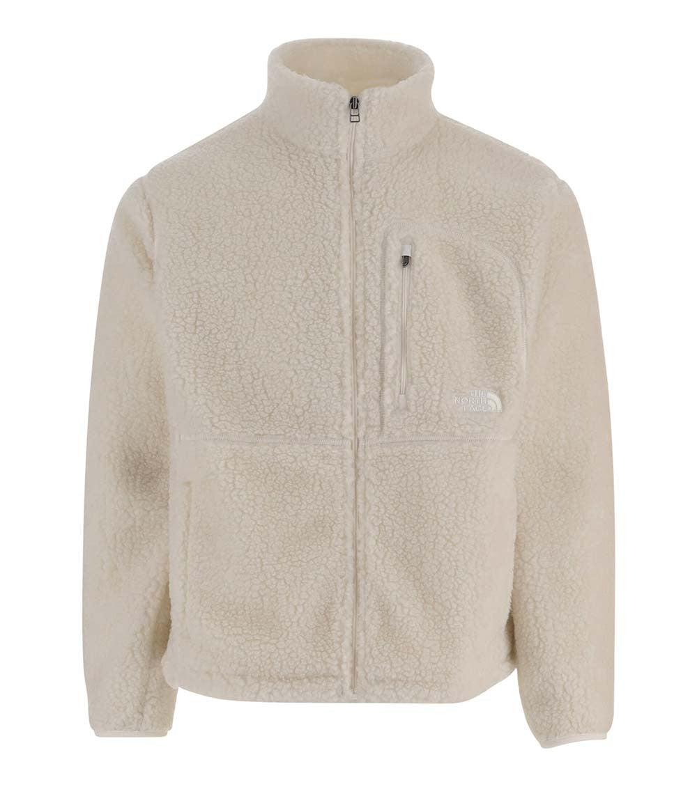 White Regular Fleece Jacket 1