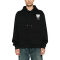 Black Graphic Logo Hoodie 1