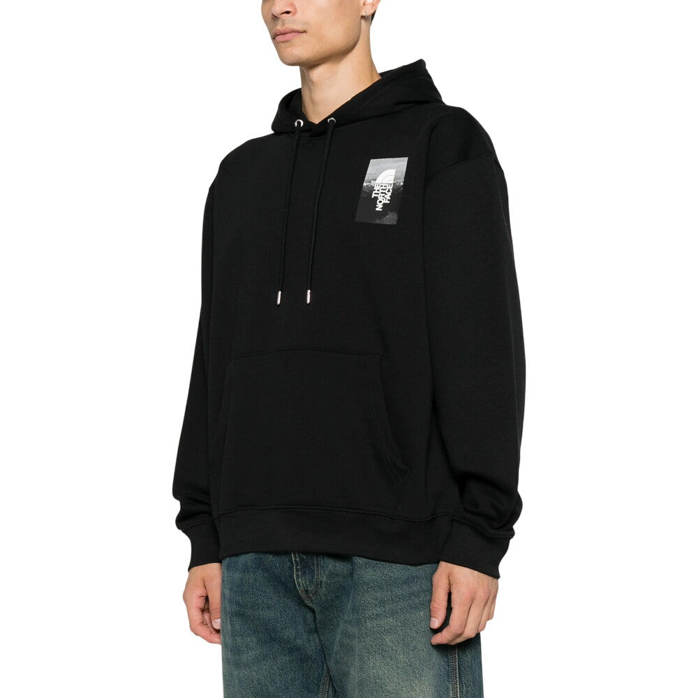 Black Graphic Logo Hoodie 2