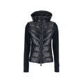 Black Quilted Hood Jacket 1