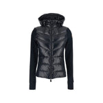 Black Quilted Hood Jacket 1