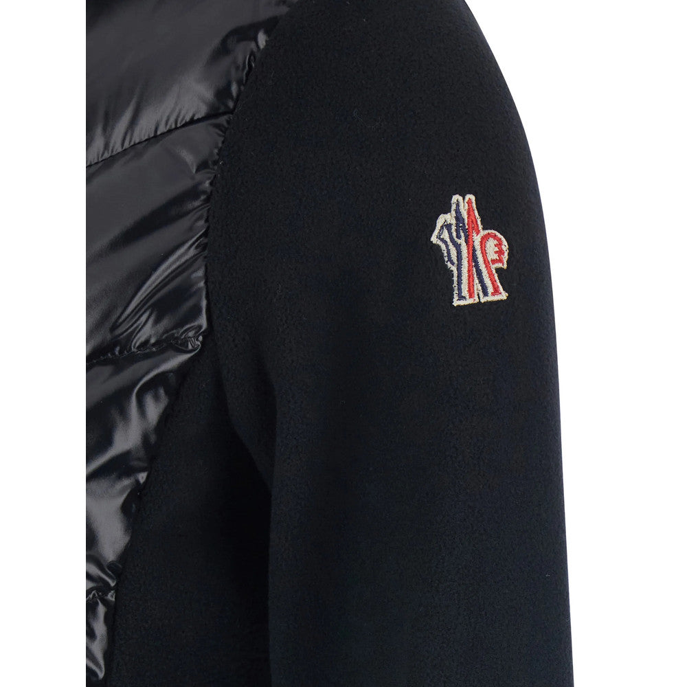 Black Quilted Hood Jacket 3