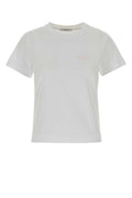 White Logo Crew Neck T-Shirt 1