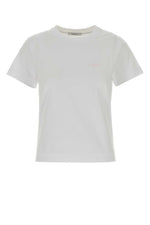 White Logo Crew Neck T-Shirt 1