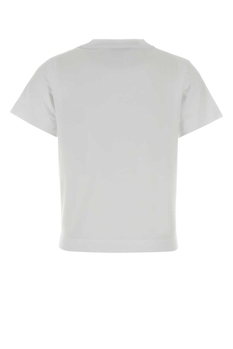 White Logo Crew Neck T-Shirt 2