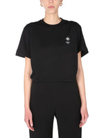 Black Graphic Crew Neck T-Shirt 1