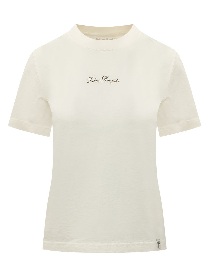Off White Logo Crew Neck T-Shirt 1