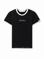 Black Logo Crew Neck T-Shirt 1