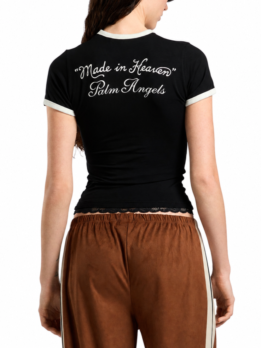Black Logo Crew Neck T-Shirt 3
