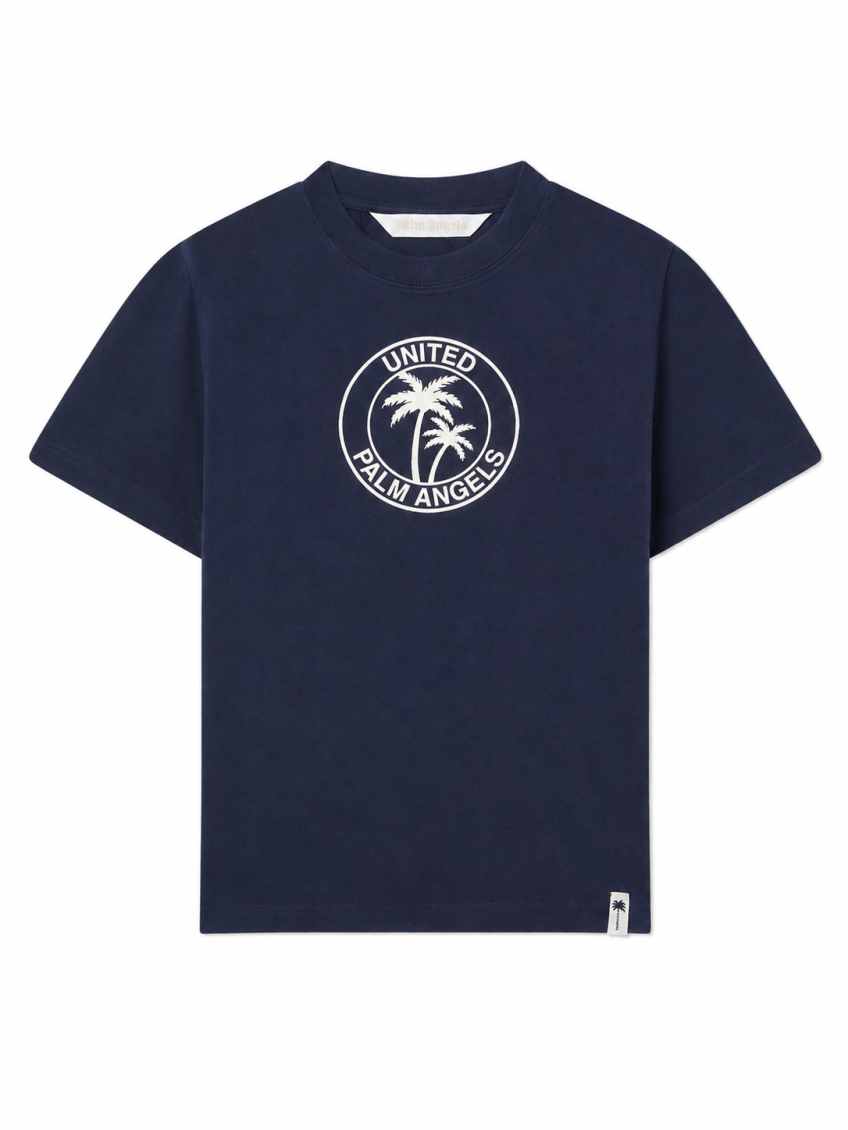 Navy Blue Logo Crew Neck T-Shirt 1