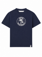 Navy Blue Logo Crew Neck T-Shirt 1