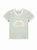 Light Green Logo Round Neck T-Shirt 1