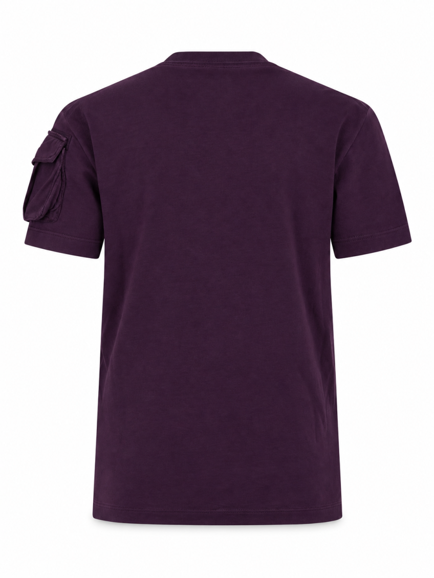 Purple Logo Crew Neck T-Shirt 2