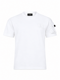 White Logo Crew Neck T-Shirt 1