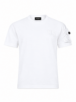 White Logo Crew Neck T-Shirt 1