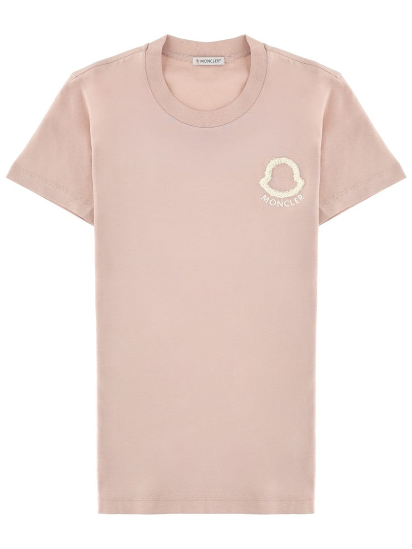 Light Pink Logo Crew Neck T-Shirt 1