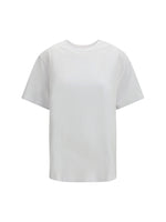 White Logo Crew Neck T-Shirt 1