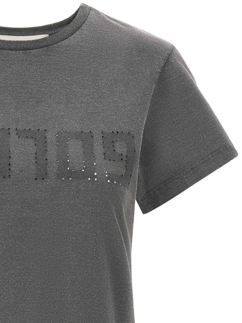 Grey Logo Crew Neck T-Shirt 3