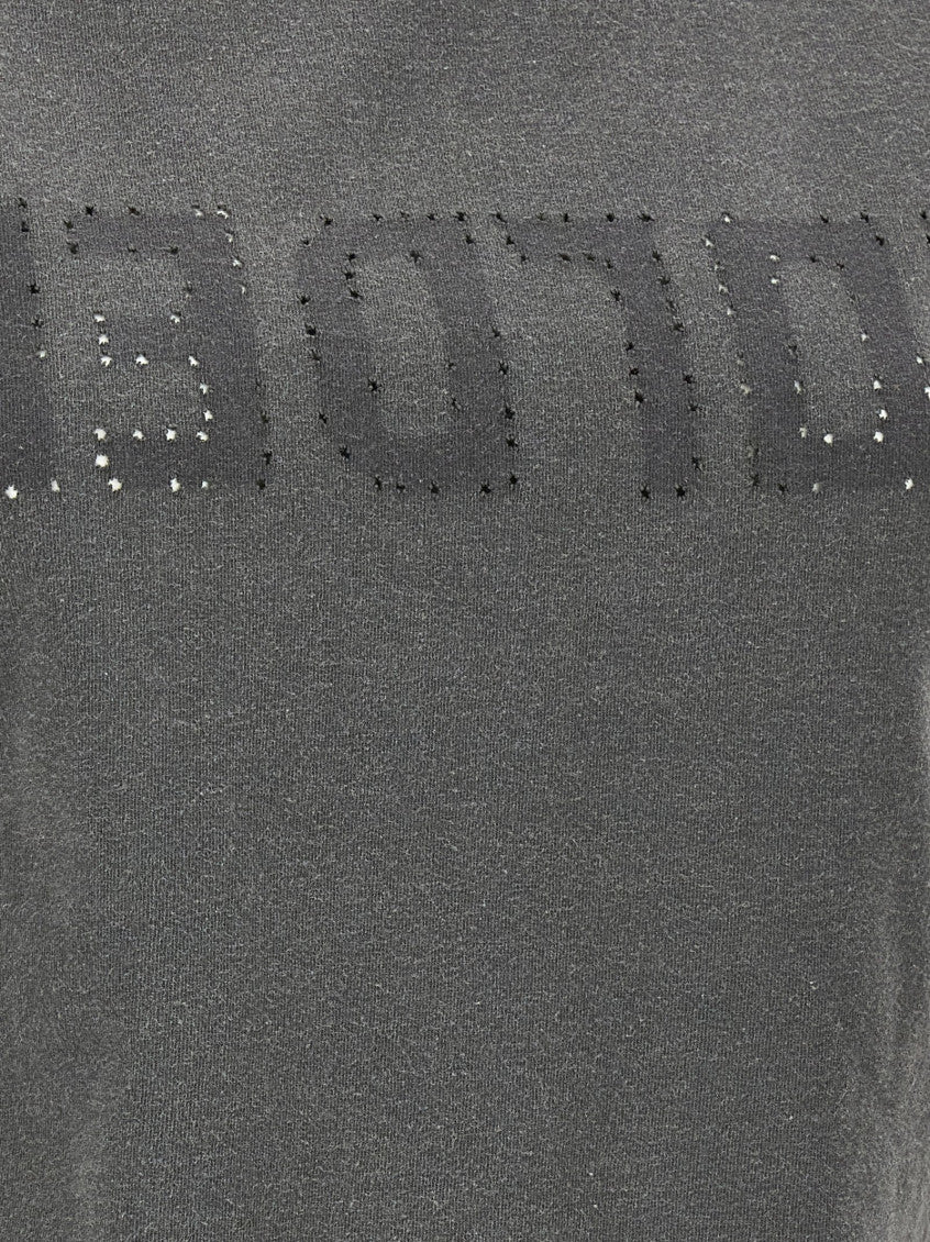 Grey Logo Crew Neck T-Shirt 4