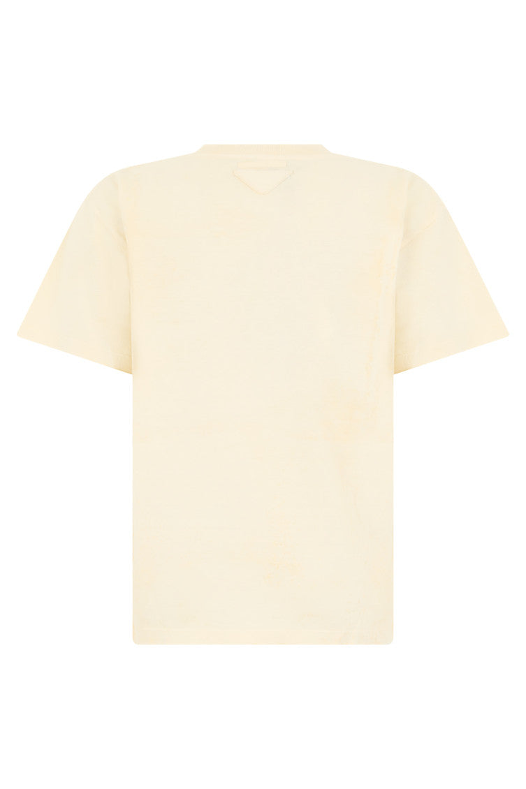 Yellow Graphic Crew Neck T-Shirt 2