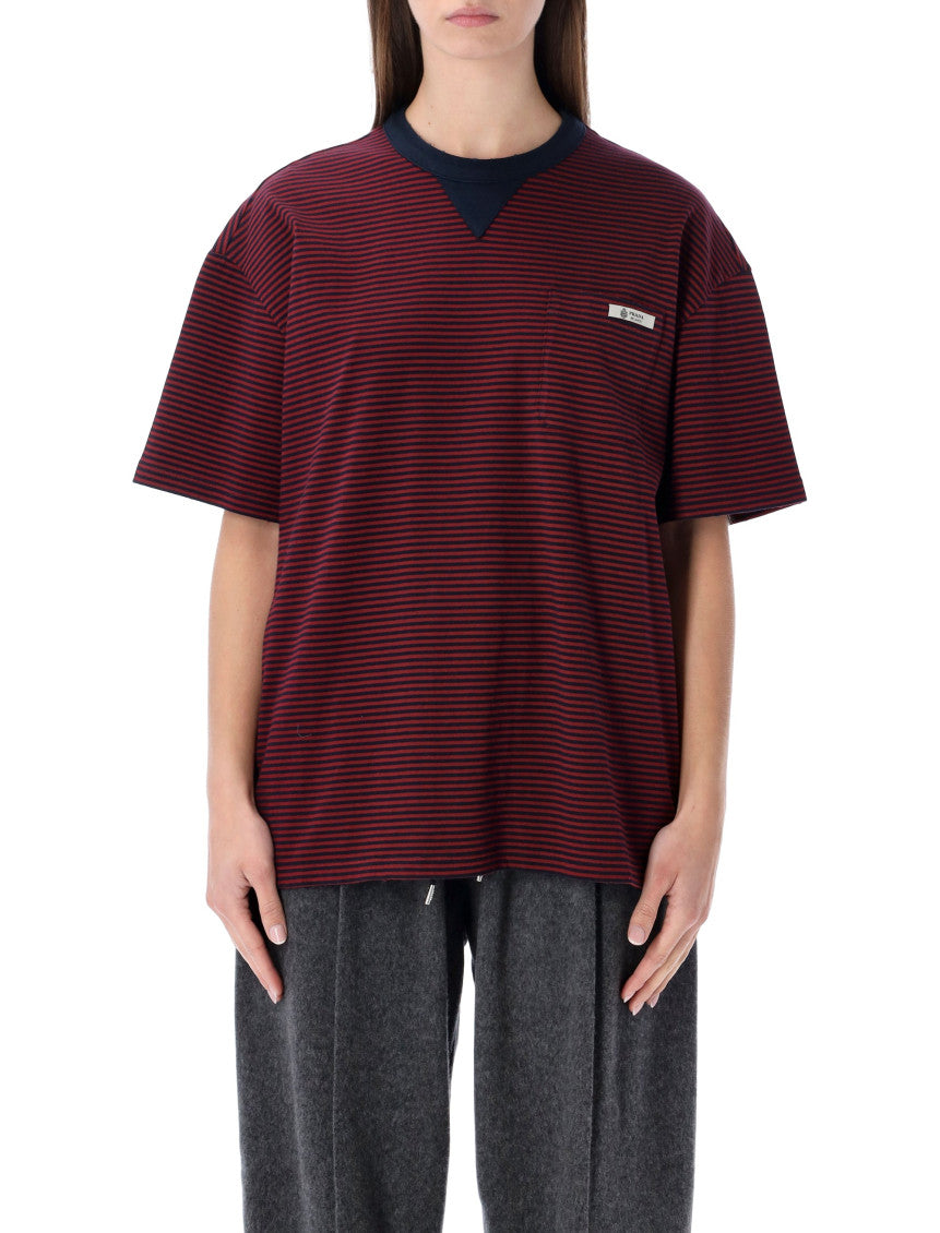 Red Stripes Crew Neck T-Shirt 1