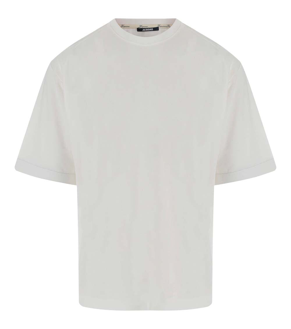 White Crew Neck T-Shirt 1