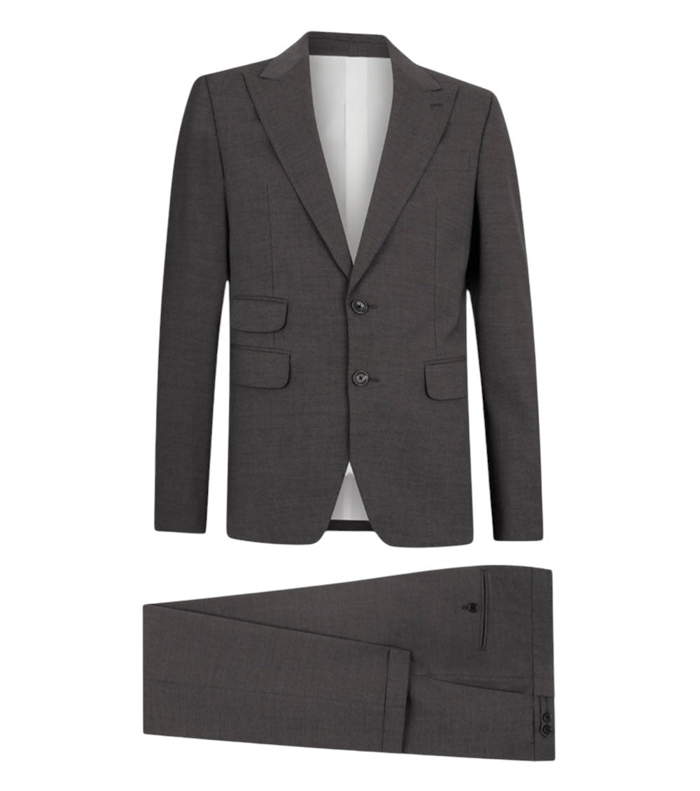 Grey Single Breasted Suit 1