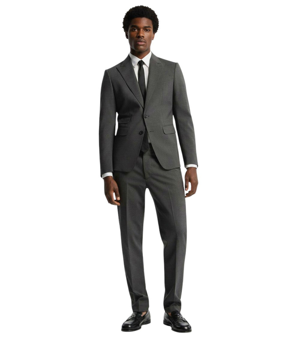 Grey Single Breasted Suit 2