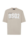 Beige Crew Neck T-Shirt 1