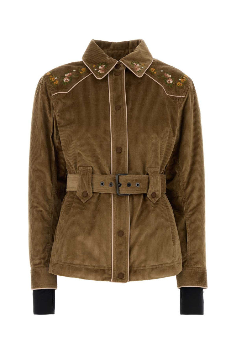 Light Brown Shirt Collar Jacket 1