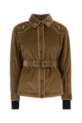Light Brown Shirt Collar Jacket 1