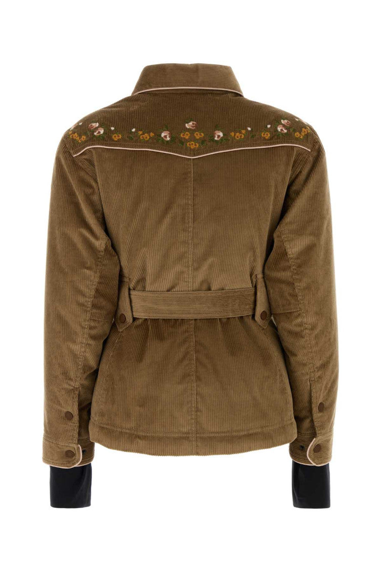 Light Brown Shirt Collar Jacket 2