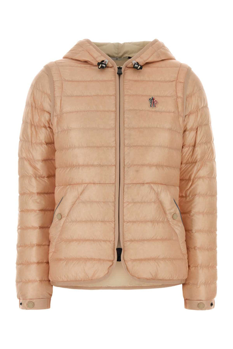 Pink Quilted Hood Jacket 1