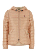 Pink Quilted Hood Jacket 1